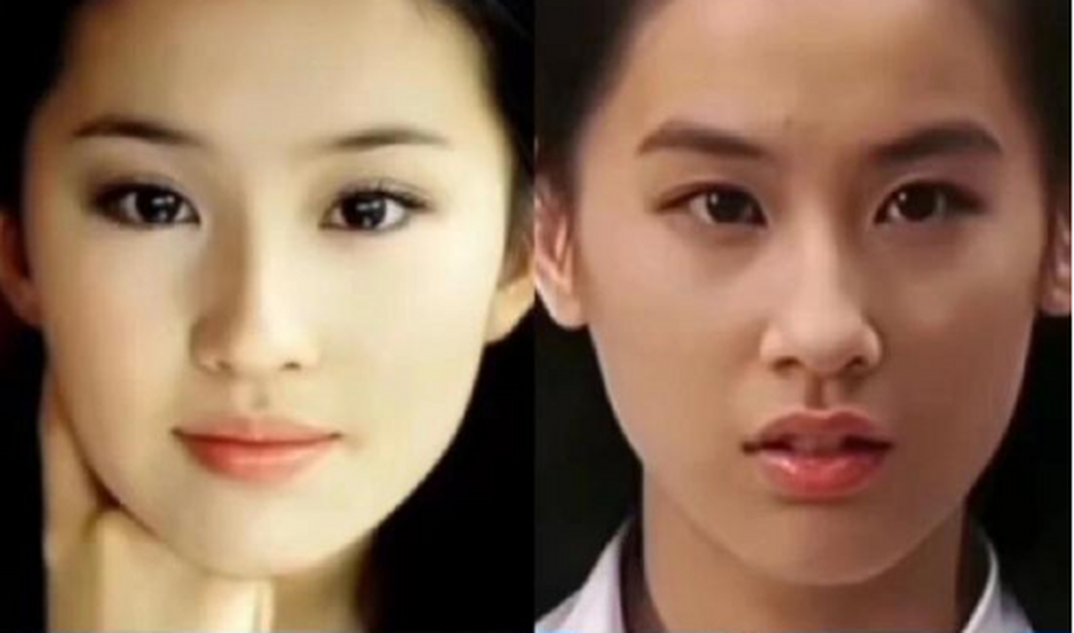 刘亦菲和黄圣依,真有那么像吗?