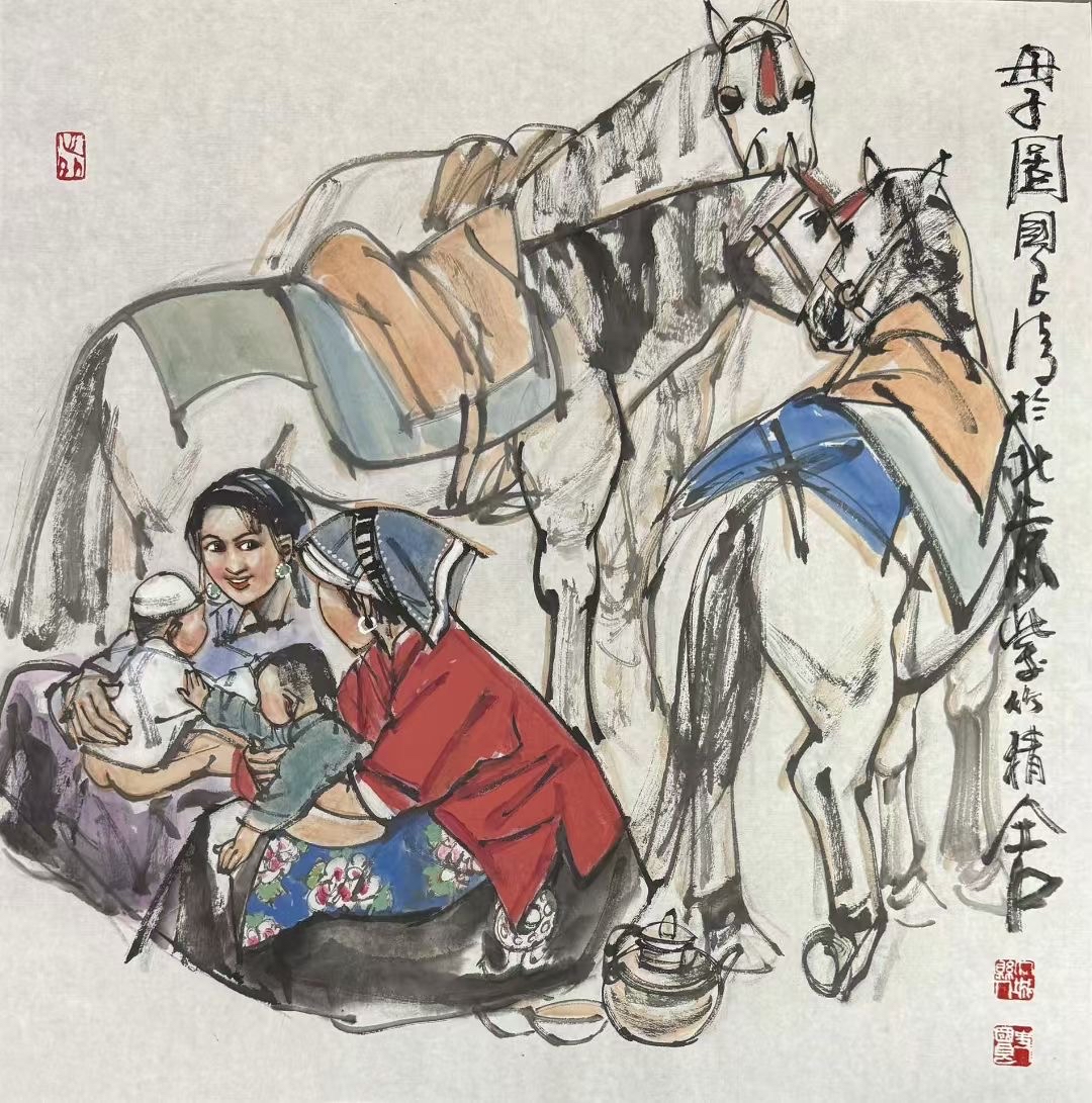 史国良,斗方作品