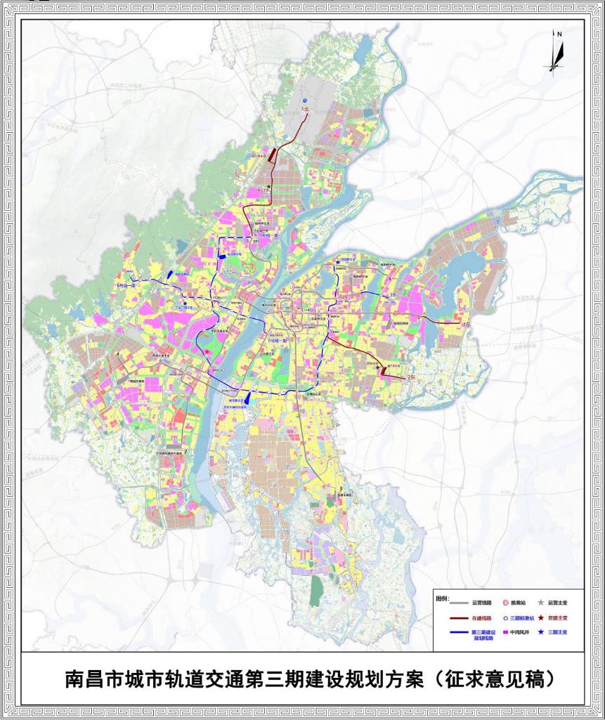大u环来了:南昌地铁新规划环评公示,3条线路,65.9公里