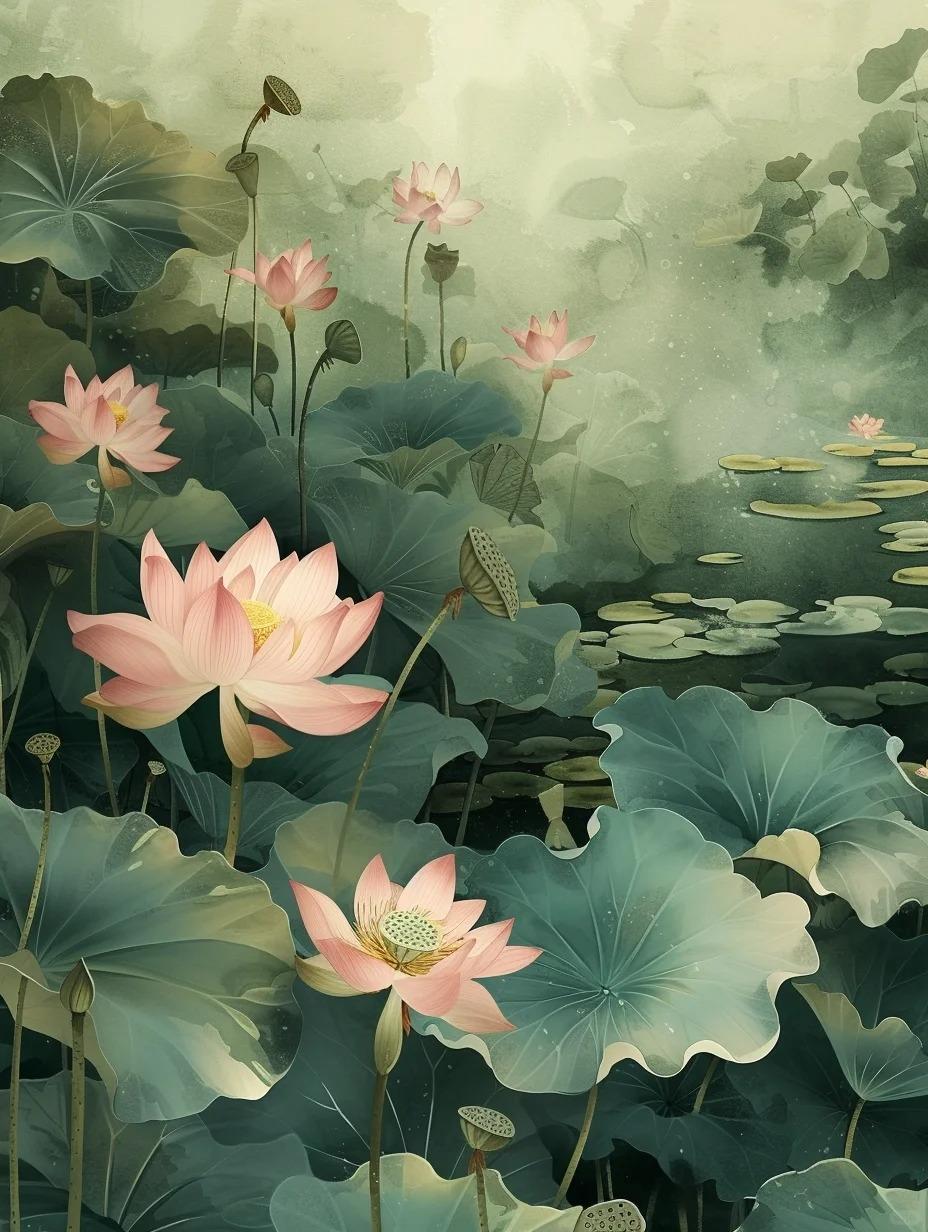 荷塘雅韵,诗意盎然:29句荷花诗词,让每一次遇见都高雅非凡