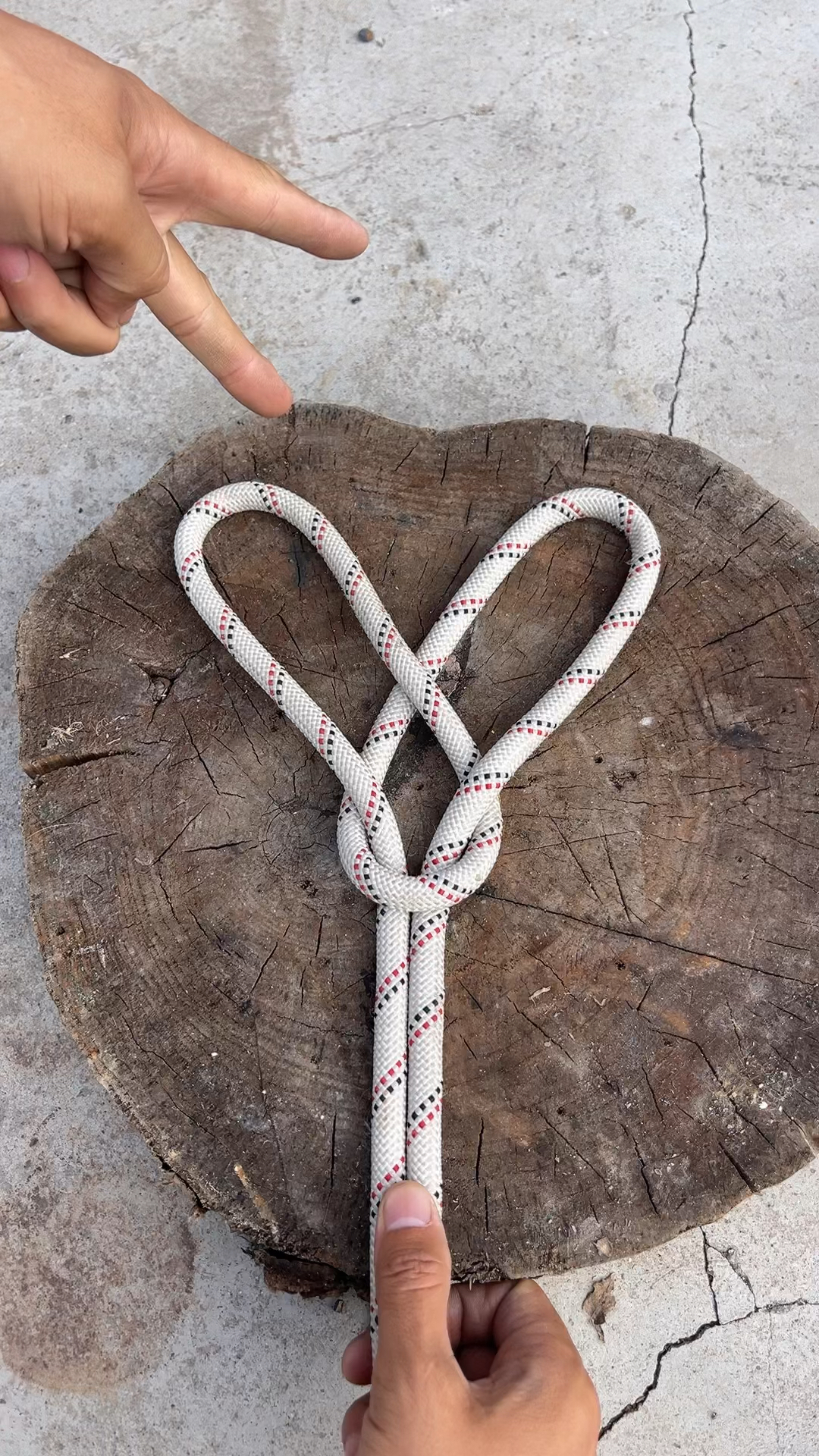 双套水手结的打结方法,看一次轻松学会