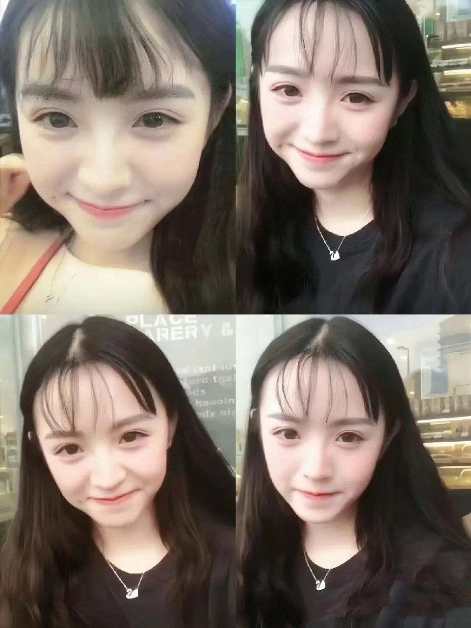 田曦薇以前这么秃,常年假发片焊头上的女明星