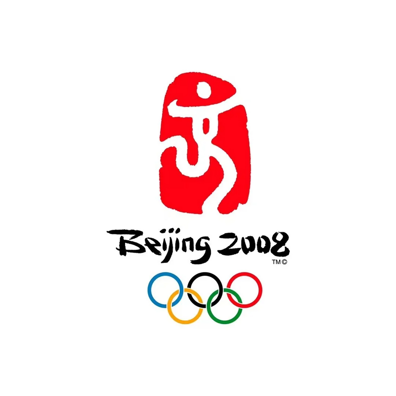 2008年8月8日,北京奥运会开幕式 二楼客厅的电视机里,这枚logo的创意