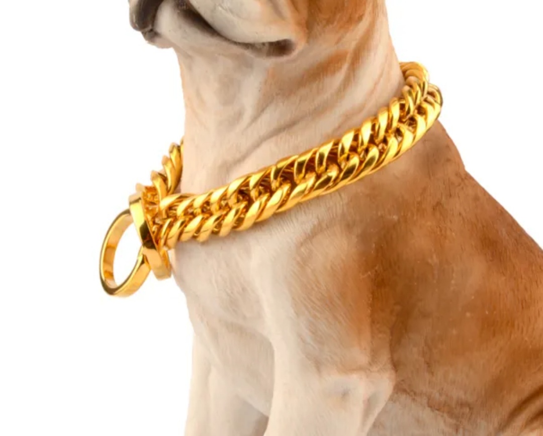 "售货源 金链子图片狗戴大金链子图片拴狗金链子图片粗金链子砖头做的