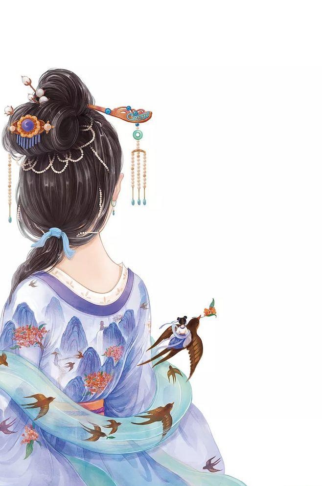 女子背影 喜欢古言,喜欢古风图片,收藏了许多!