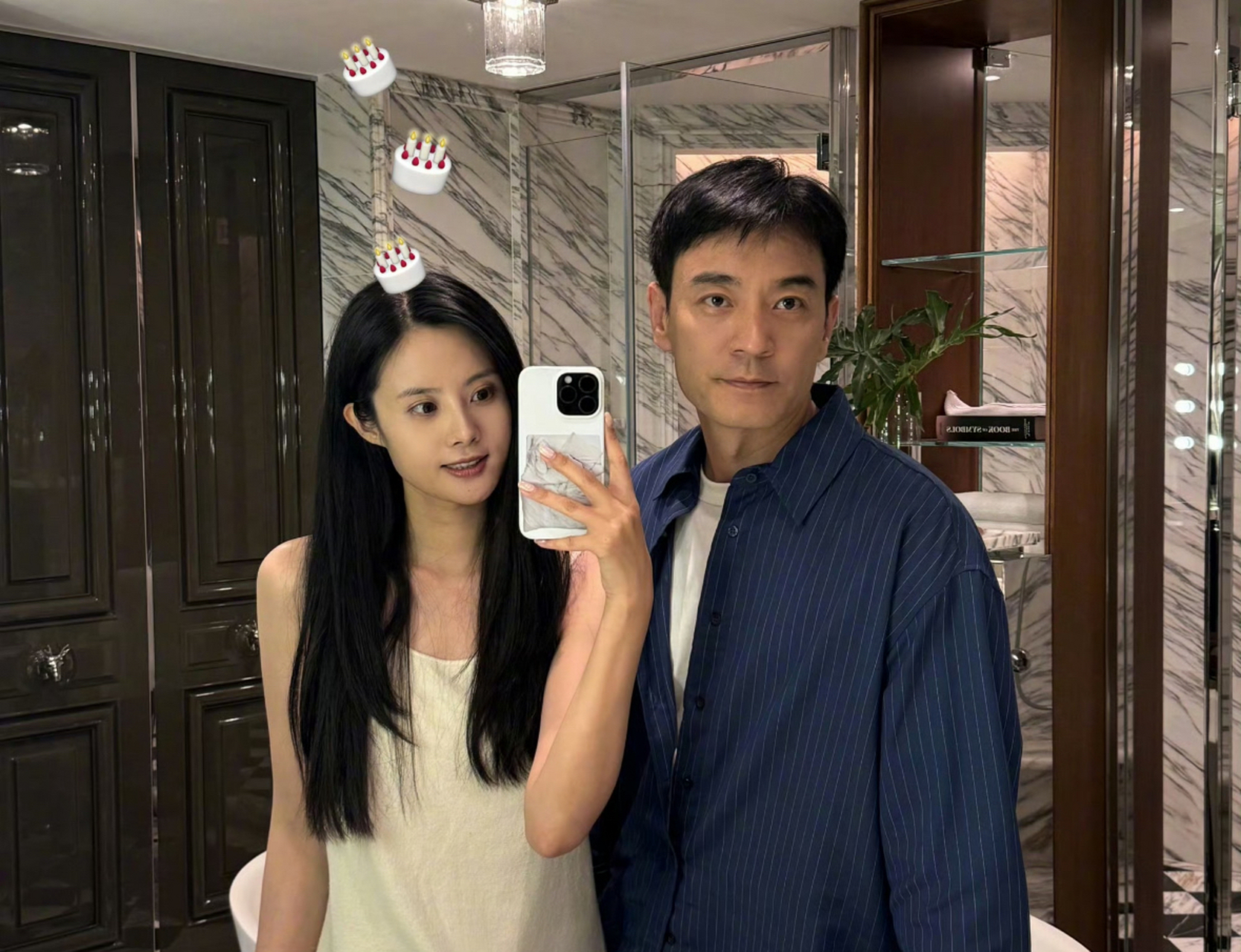 李光洁为老婆庆生,小娇妻很漂亮哦