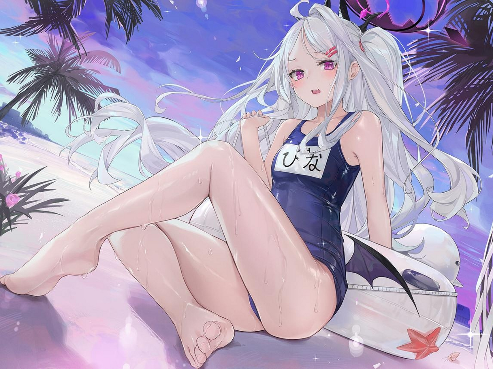 穿泳装的小姐姐也太美了吧!#二次元