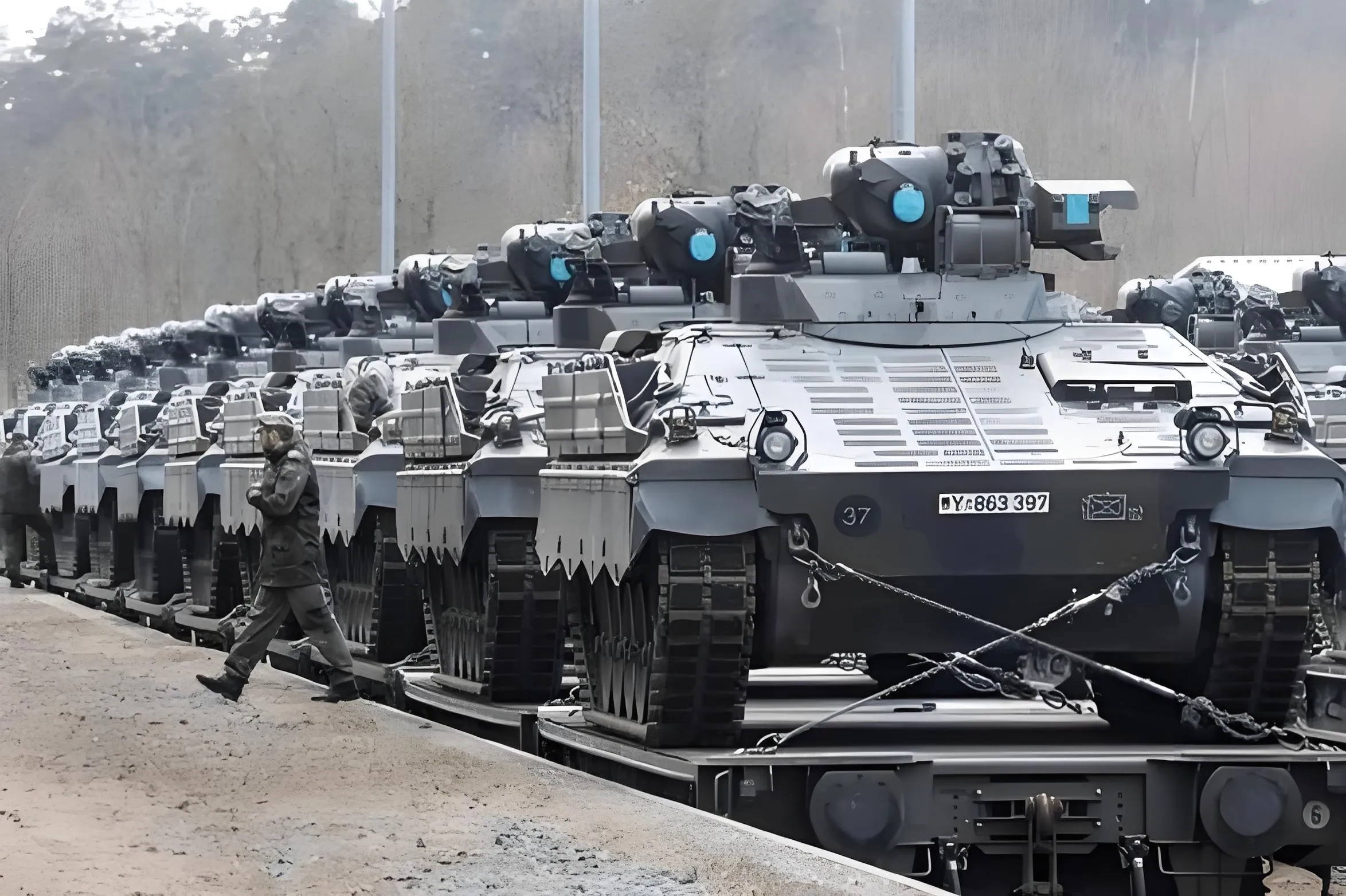 德国"黄鼠狼"多功能步兵车现身俄罗斯库尔斯克前线,黄鼠狼多功能步兵