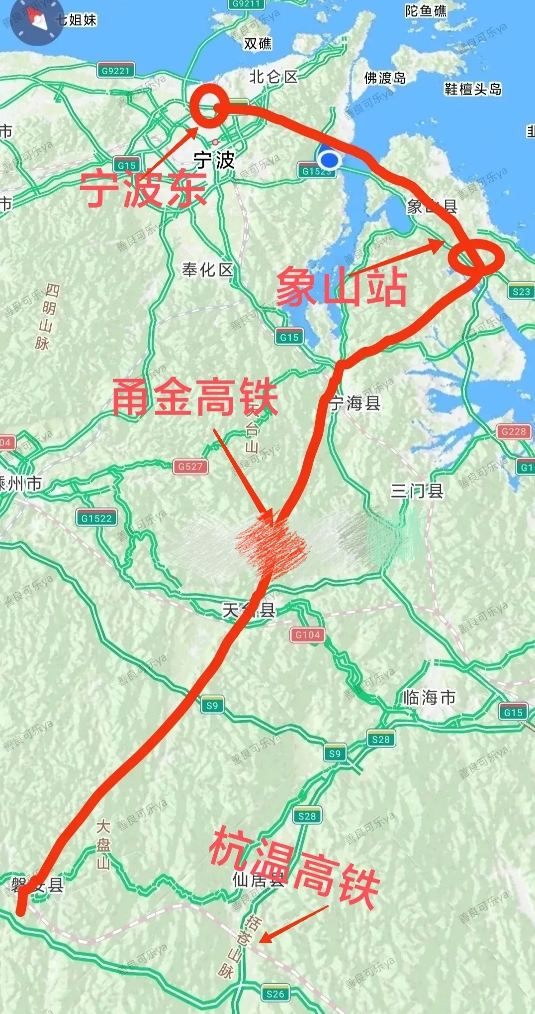 象山的高铁线路建设刻不容缓.