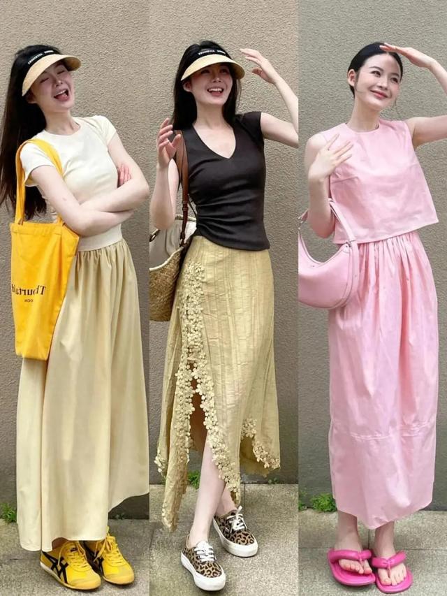 夏季的衣服"色彩"怎么搭配最美?博主亲身示范20套,照穿也洋气