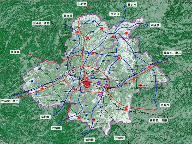 毕节铁路规划图图片