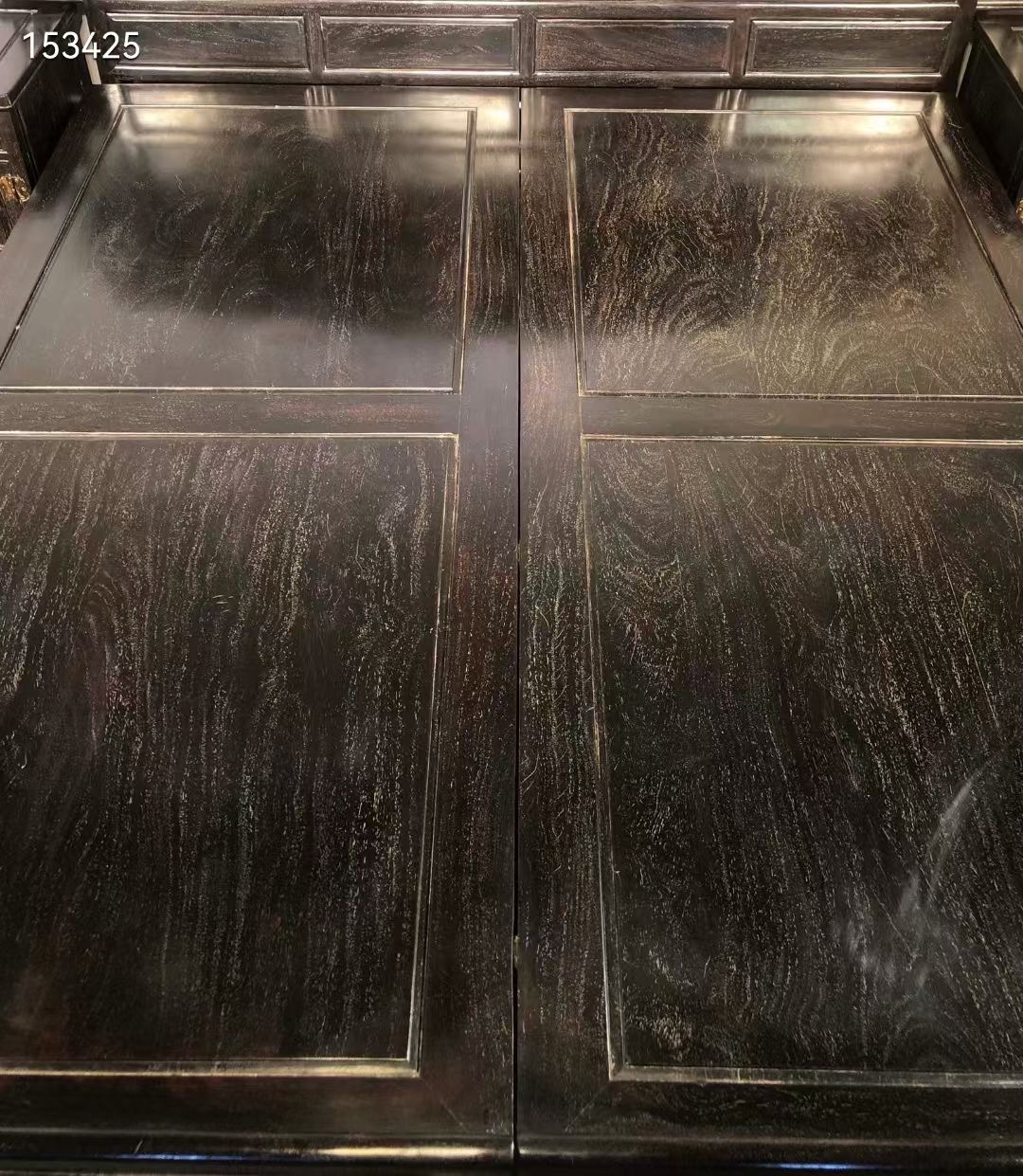 极品紫檀国色天香床
