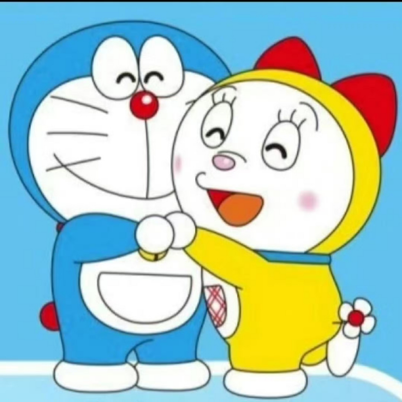 围观被乒乓圈说很像哆啦a梦和哆啦美的兄妹,别说根据看的片段来看真的