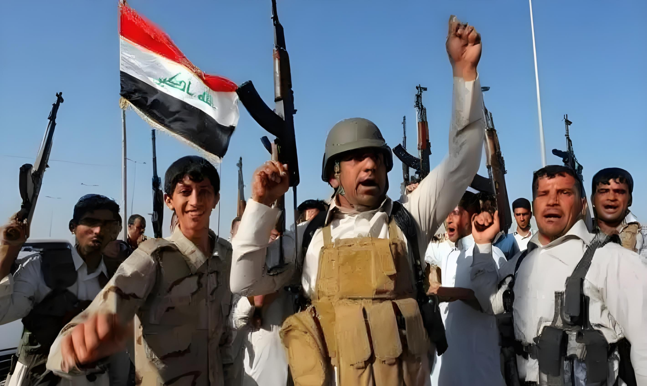 美国在伊拉克撤军!