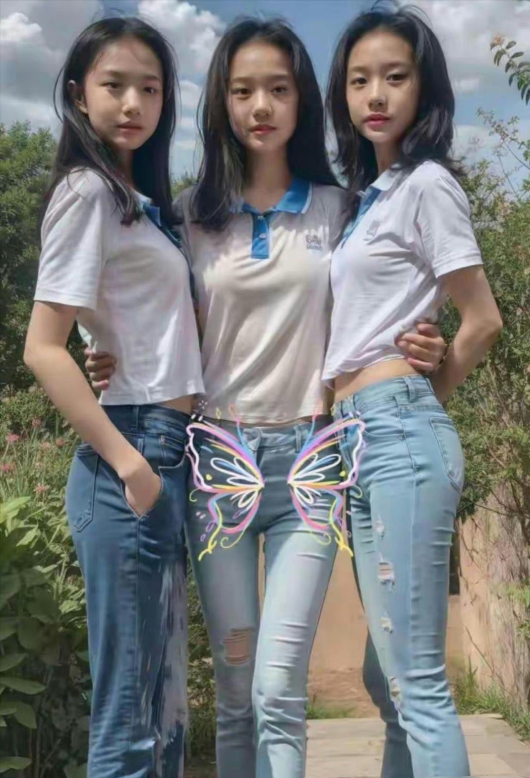 我儿子班里的三胞胎姐妹,难怪他学业下降