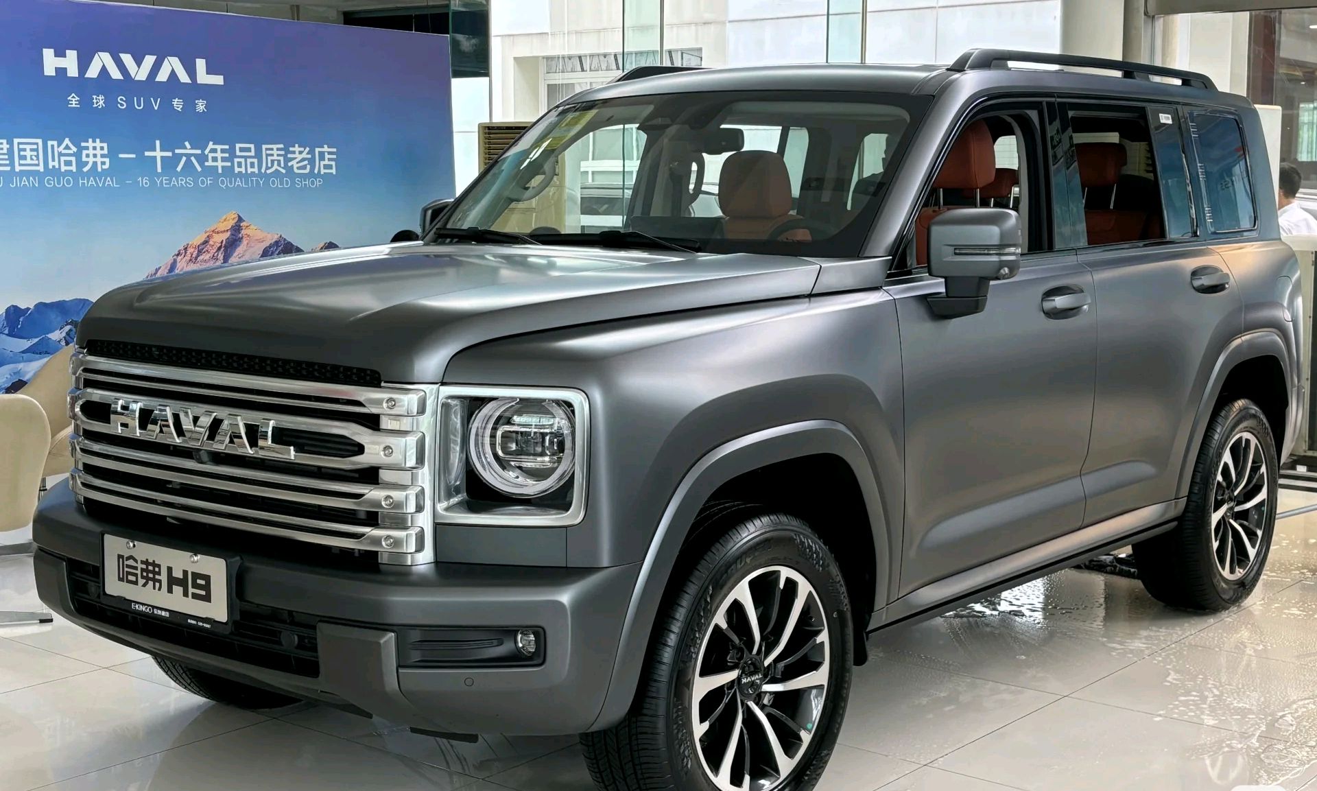 俗称"保定霸道",新一代哈弗h9首批实车批量进店