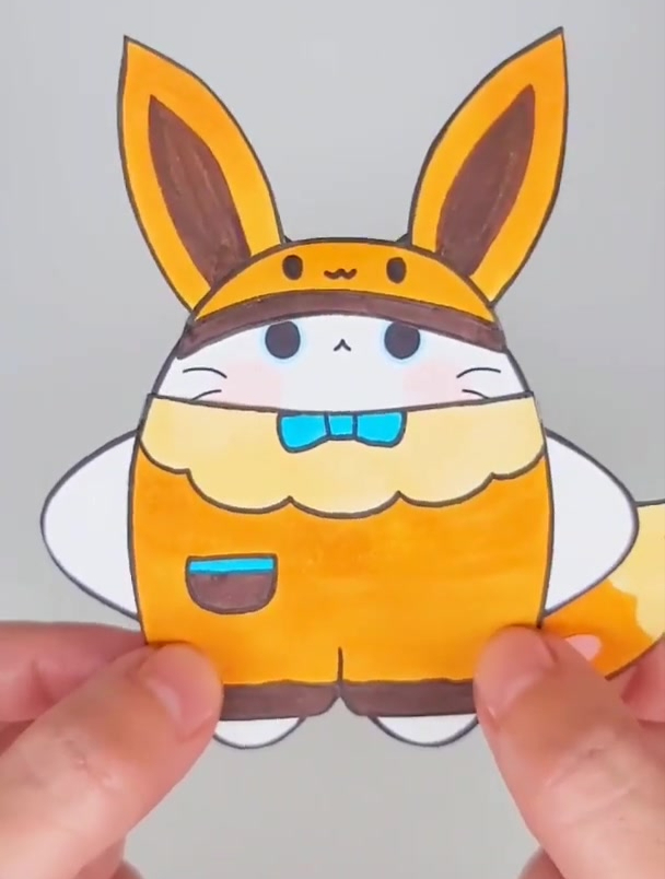 趣味创意手工diy:纸娃娃