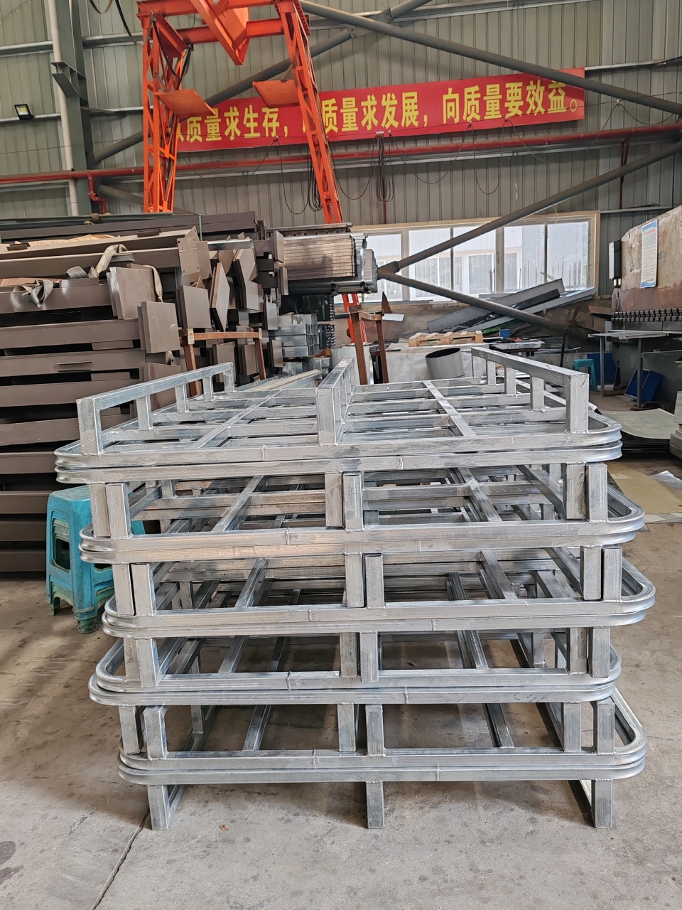 图南新材料托盘需求量激增,钢制托盘批量出货