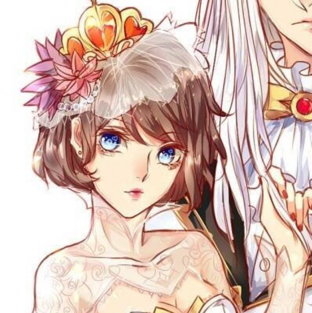 小乔周瑜情侣头像,小乔周瑜情头q版,王者荣耀乔瑜cp头像