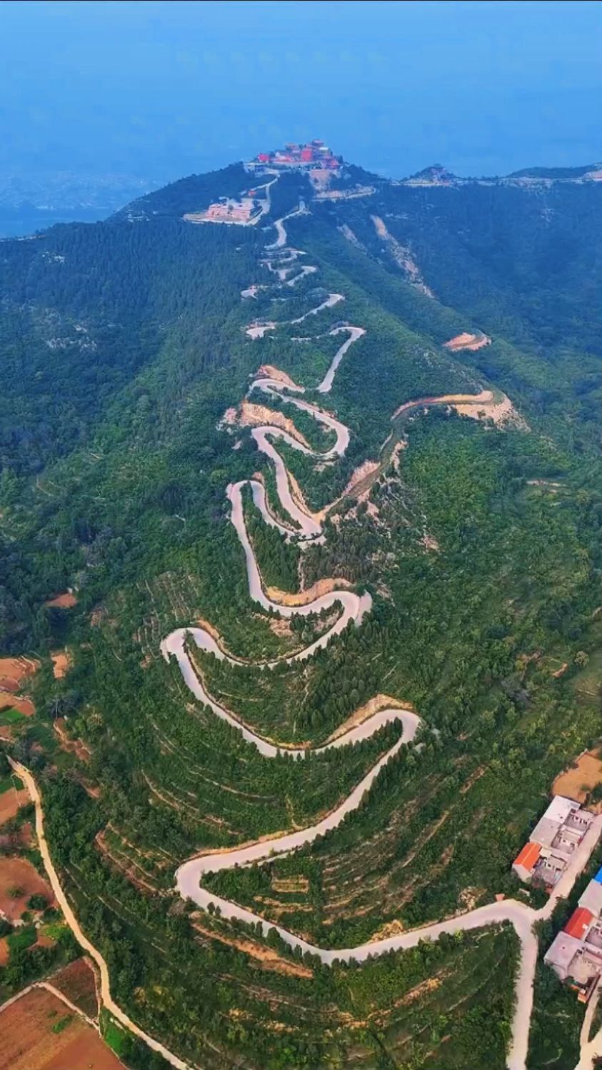 绍兴网红盘山公路图片