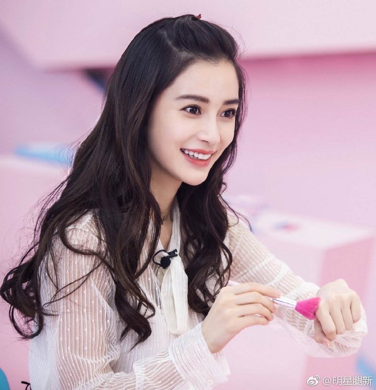 甜美仙气的女星angelababy