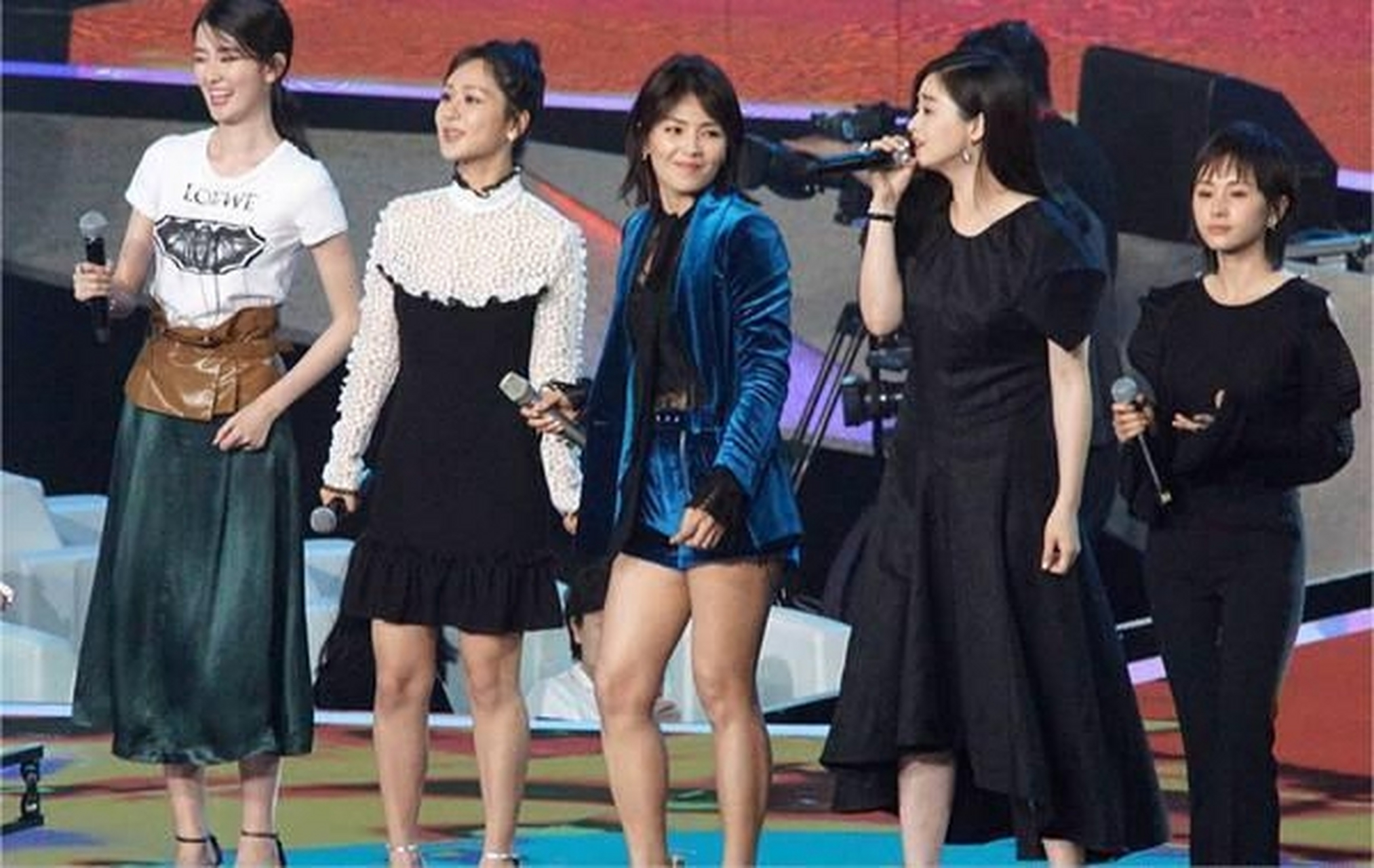 欢乐颂五美,蒋欣很性感一点也不胖