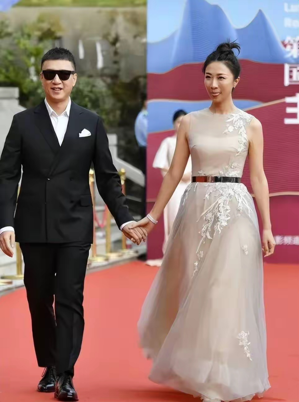 孙红雷和老婆同台瞬间,超模身材好有魅力啊!