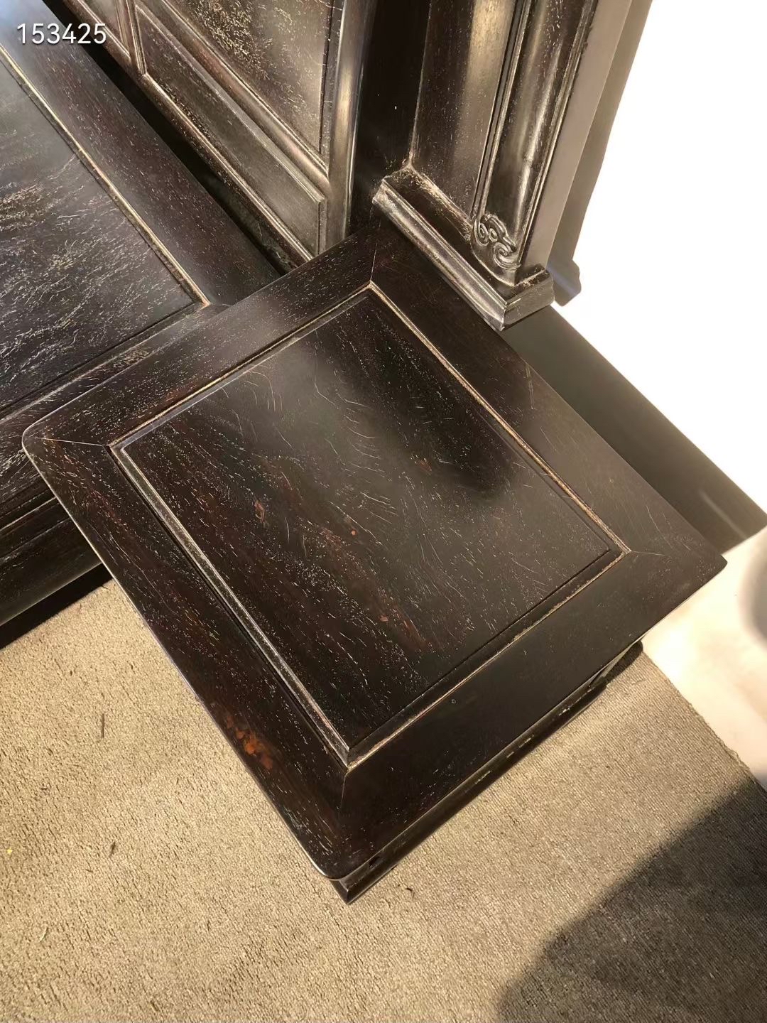 极品紫檀国色天香床