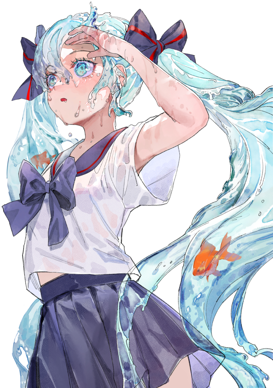 瓶初音95#二次元#  画师:chieri