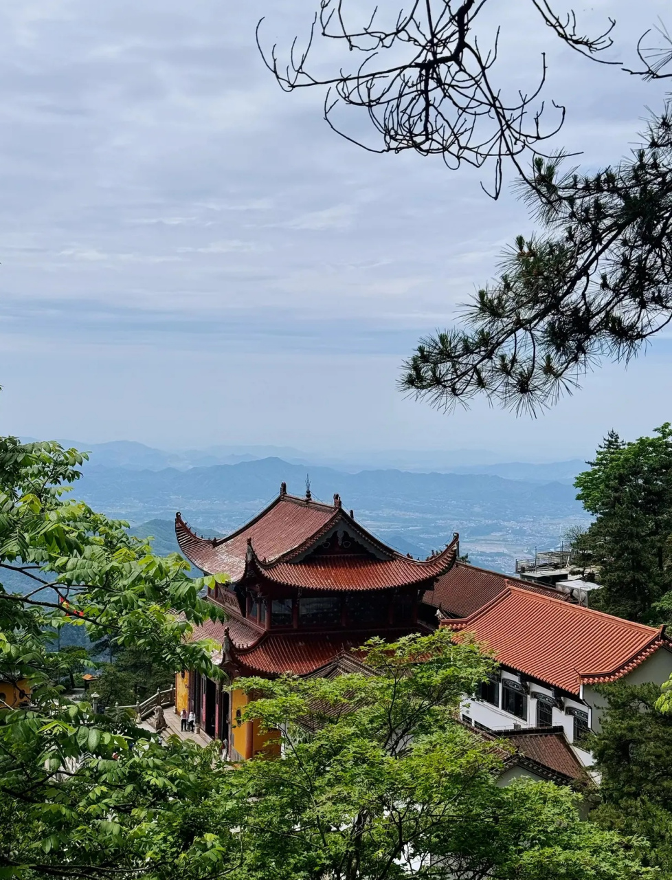 夏日漫游山河卷# 天台寺是安徽九华山最知名的寺院,又名"地藏寺","