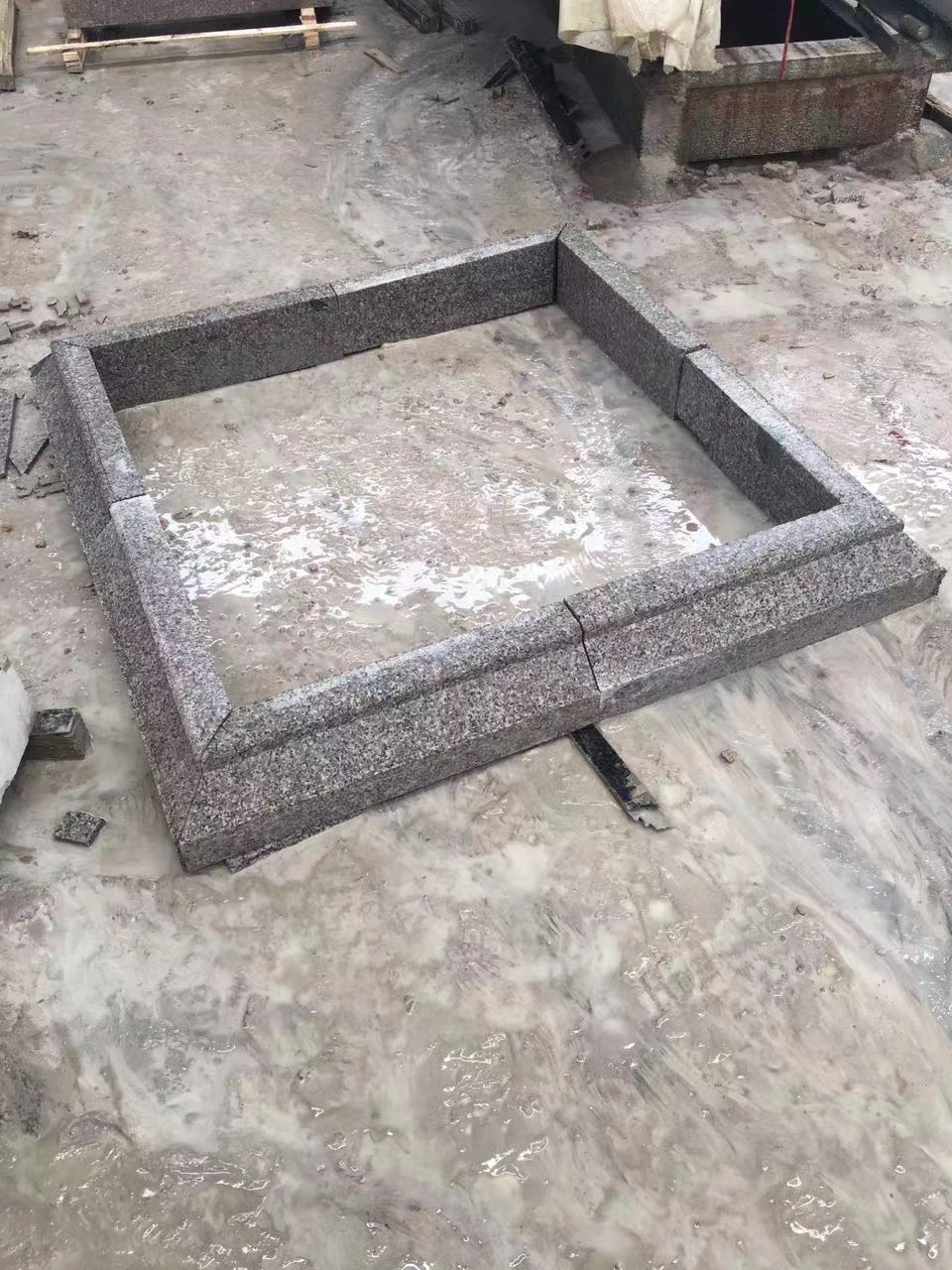 树坑石,五莲花树坑石,树池石,树边石,花岗岩树框石,树围石