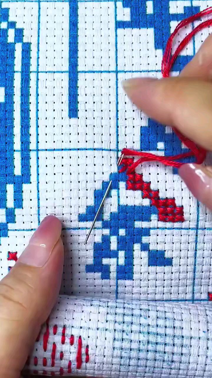 十字绣慢教程!