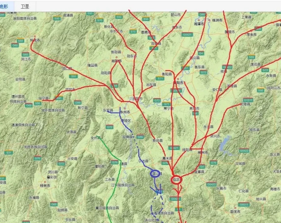 新化第二条高铁线路图片