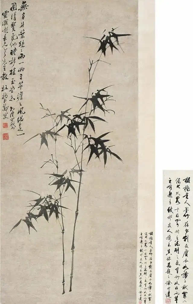 清代著名画家郑板桥画的竹子,美!
