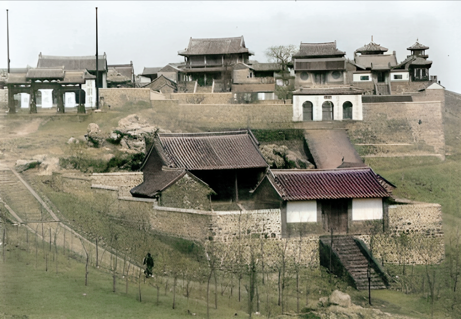 蓬莱阁老照片图片