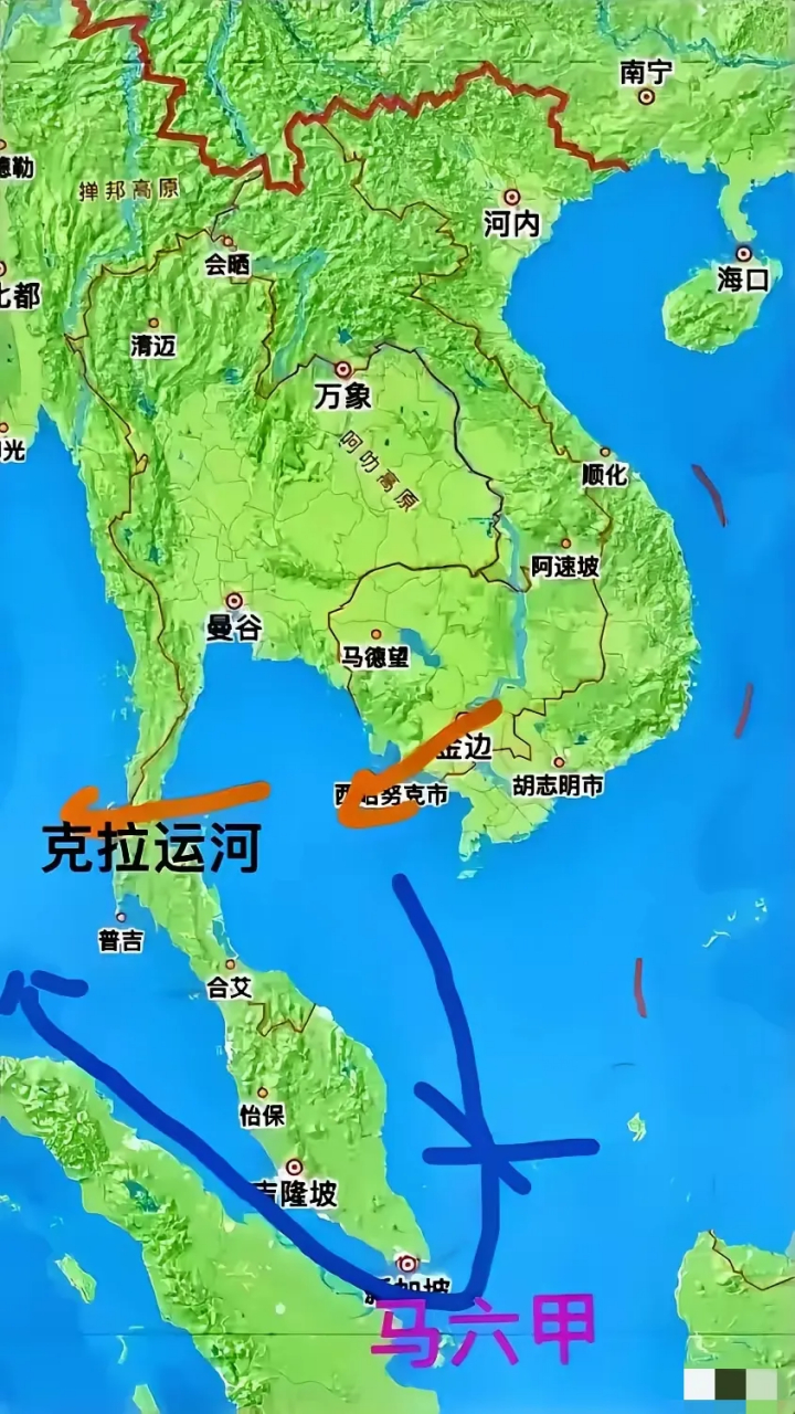 马六甲海峡地图图片