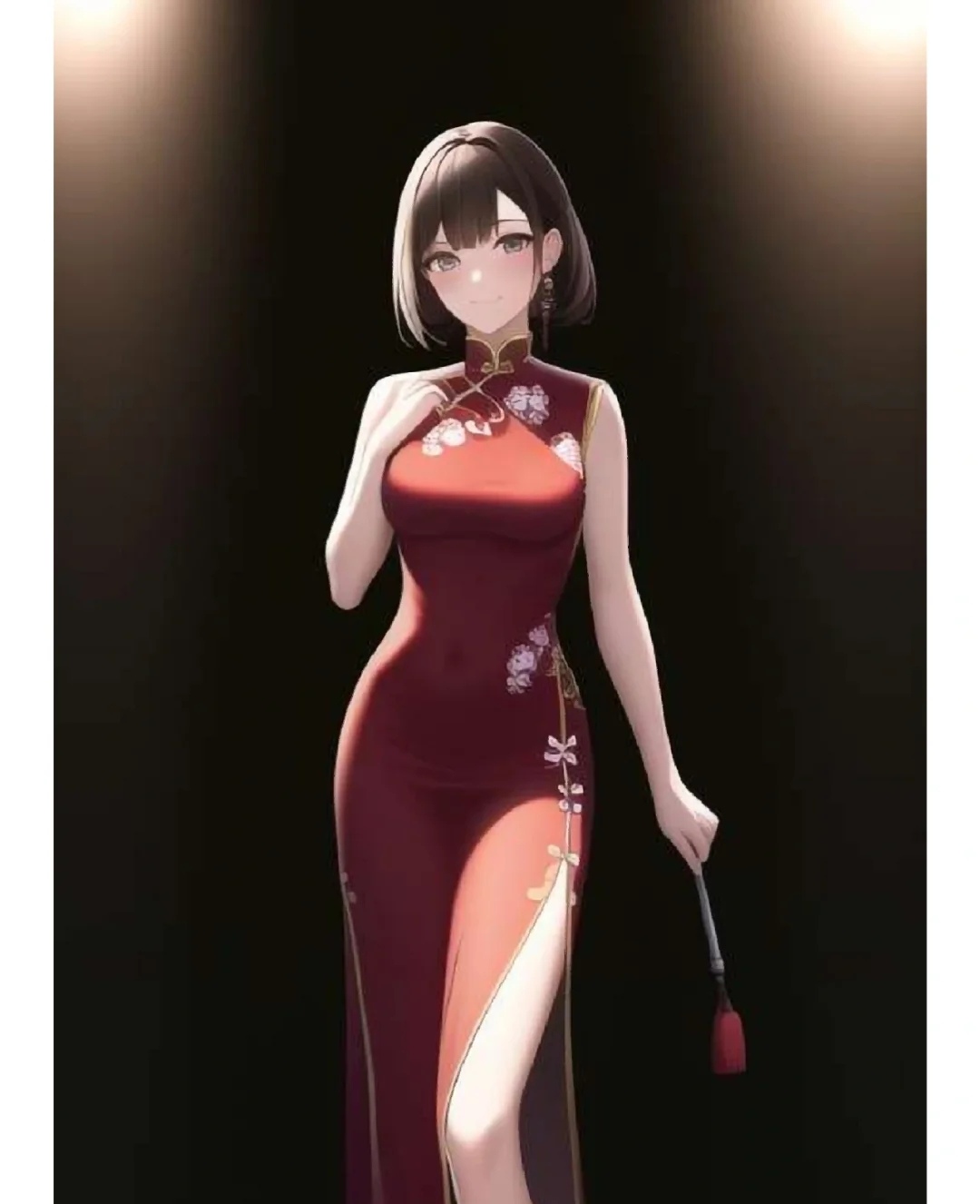 穿旗袍的小姐姐也太美了吧!#二次元