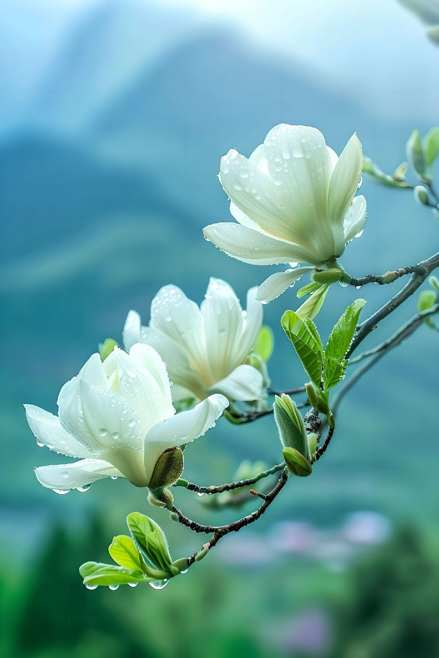我们应当以玉兰花为榜样,努力绽放出属于自己的独特魅力.