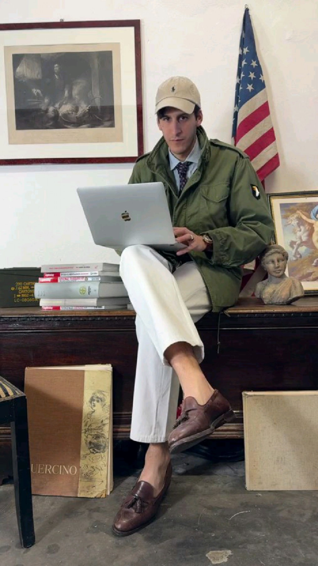 穿搭m65的精致男人