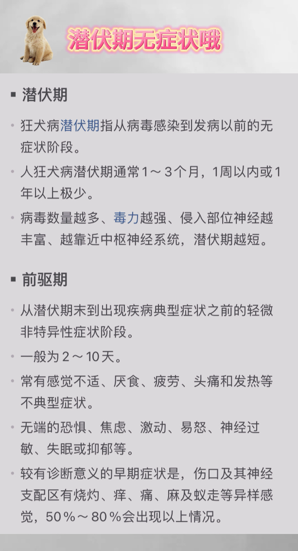 狂犬病的早期症状图片