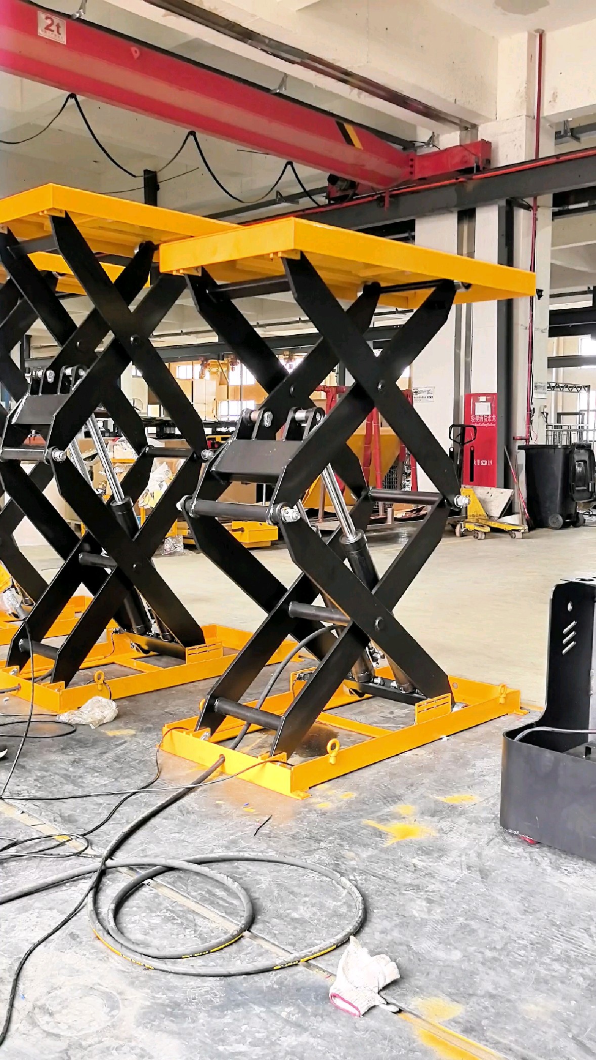 固定式升降平台小型电动升降机举升机升降台可非标2吨