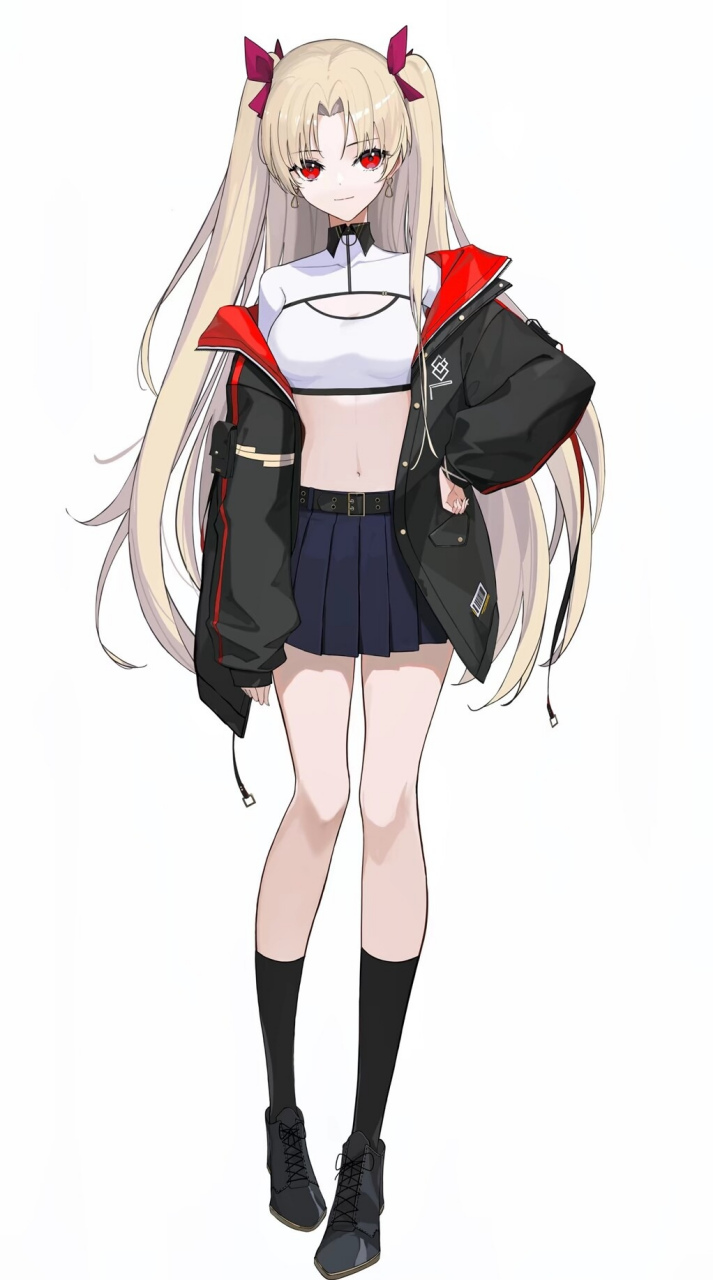 穿短裙的小姐姐的大长腿也太美了吧!#二次元