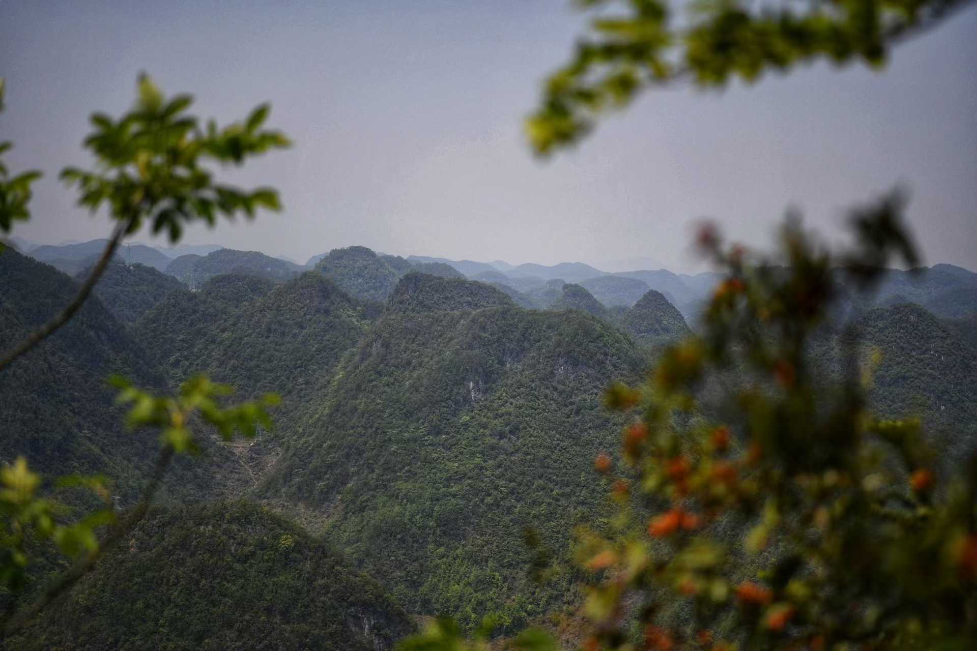 贵州册亨县秧庆万重山图片