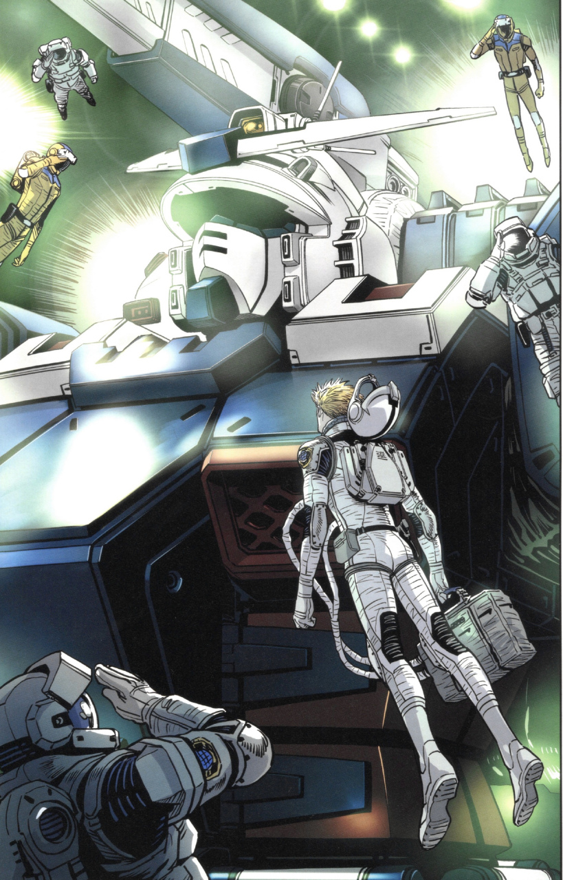 《机动战士高达:雷霆宙域》漫画单行本第24卷附赠画册欣赏,再现了联邦