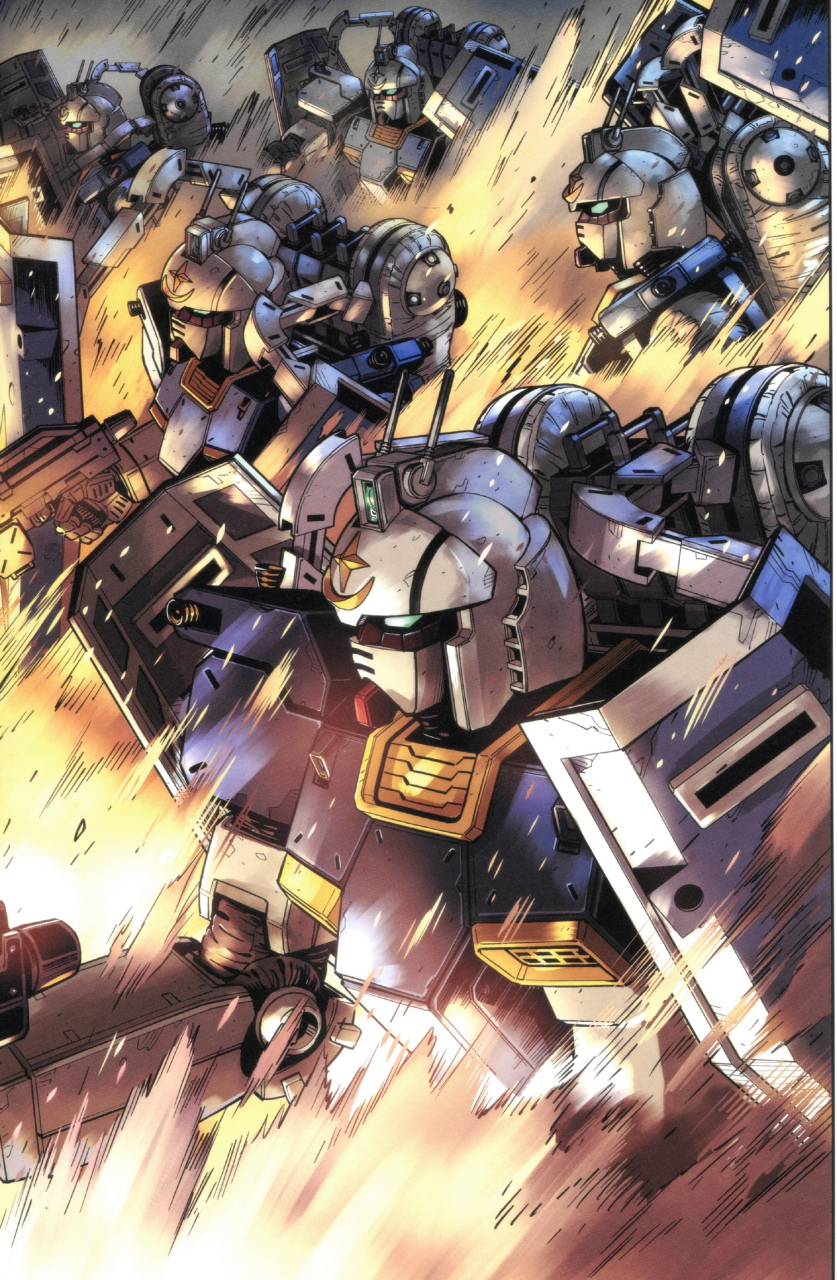 《机动战士高达:雷霆宙域》漫画单行本第24卷附赠画册欣赏,再现了联邦