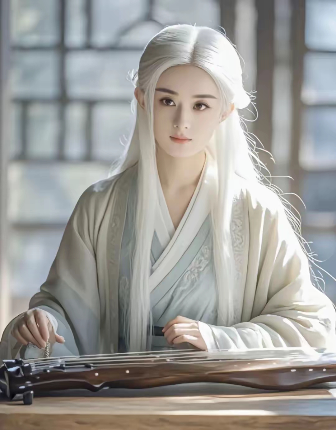 颖宝的白发真是太美了呀!