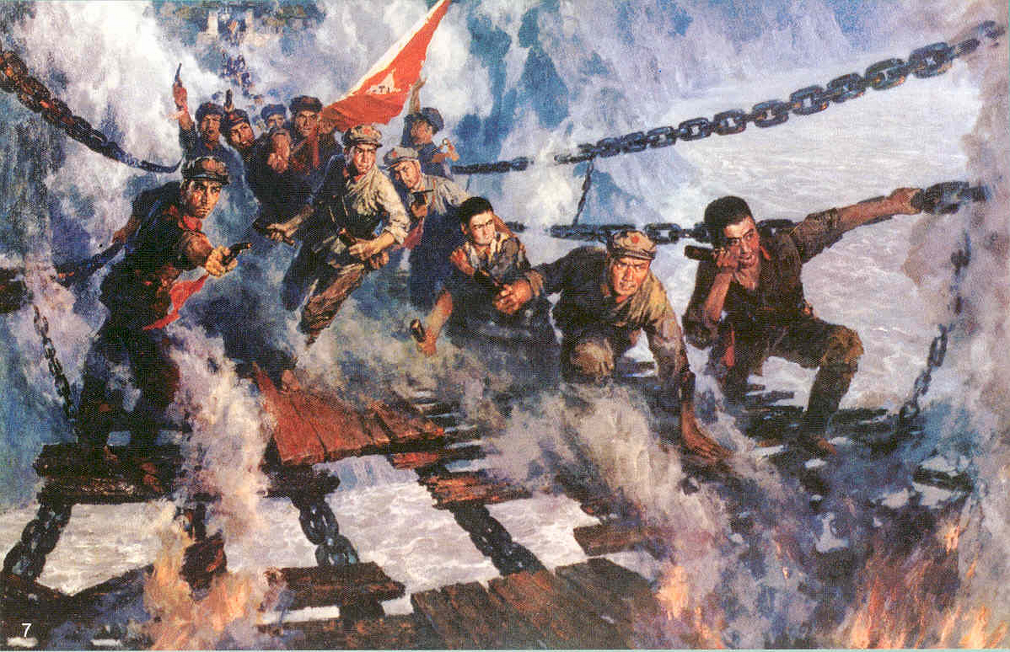 1935年,22位红军勇士飞夺泸定桥,然而,遗憾的是,很多人都没有来得及留