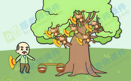 中班语言教案ppt课件:猴子学样