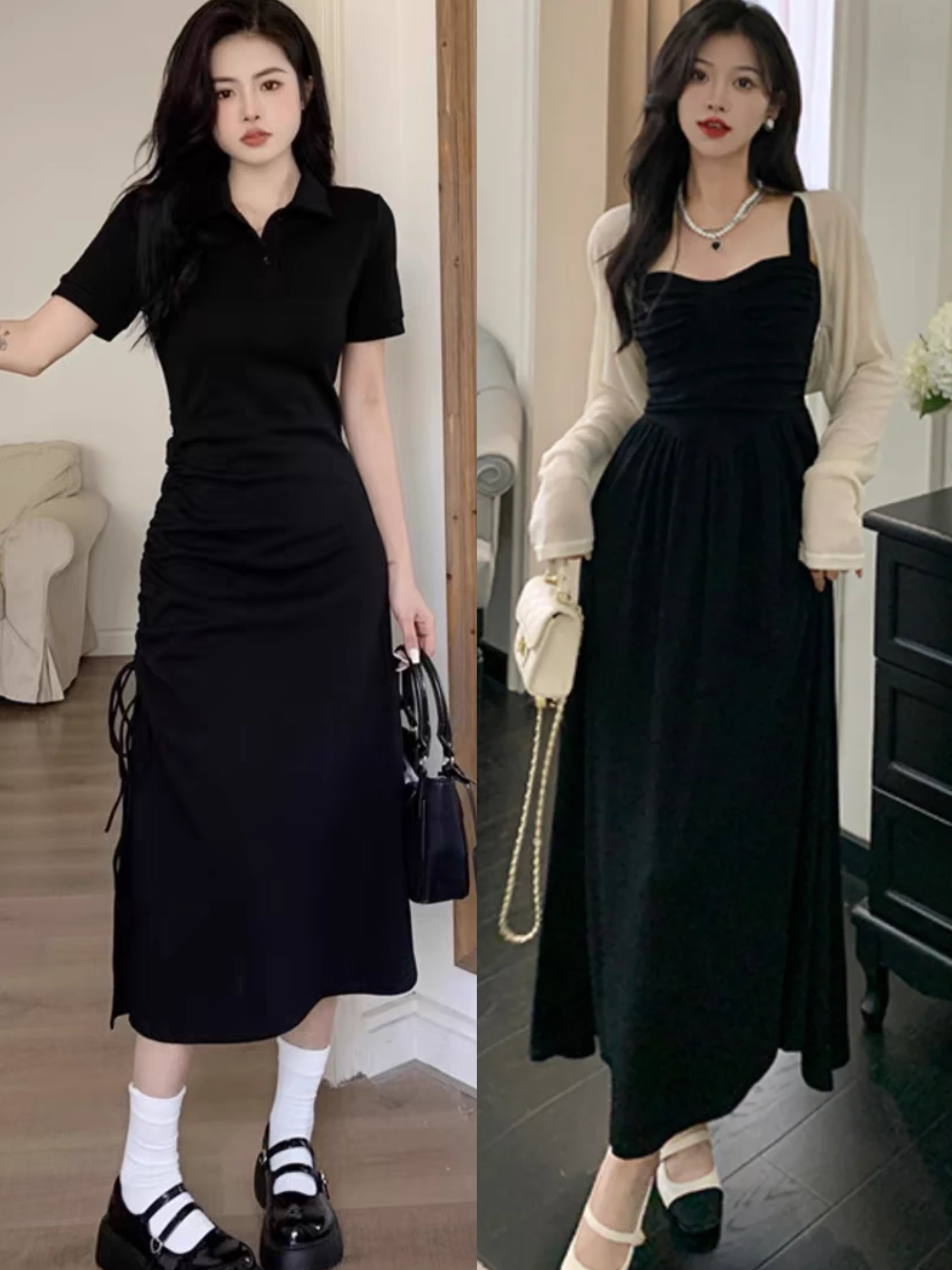 夏季女生穿 a 字连衣裙,掌握以下技巧能显瘦显气质