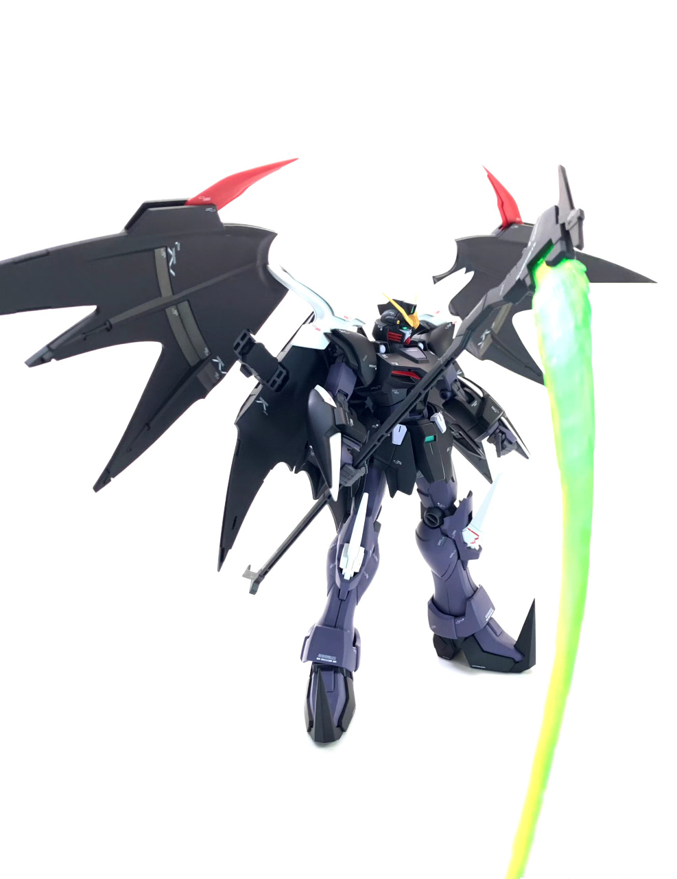 模型欣赏:机动战士高达w mg 1/100 地狱死神高达,by 万年咸鱼的忧郁.